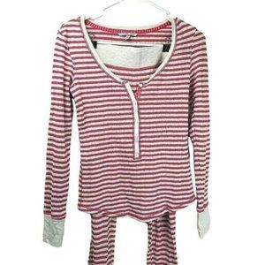 3/$15  SALE Victorias Secret Striped Christmas Pajama Set
